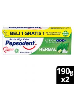 Pepsodent Herbal Valupack 24x(2x190)G